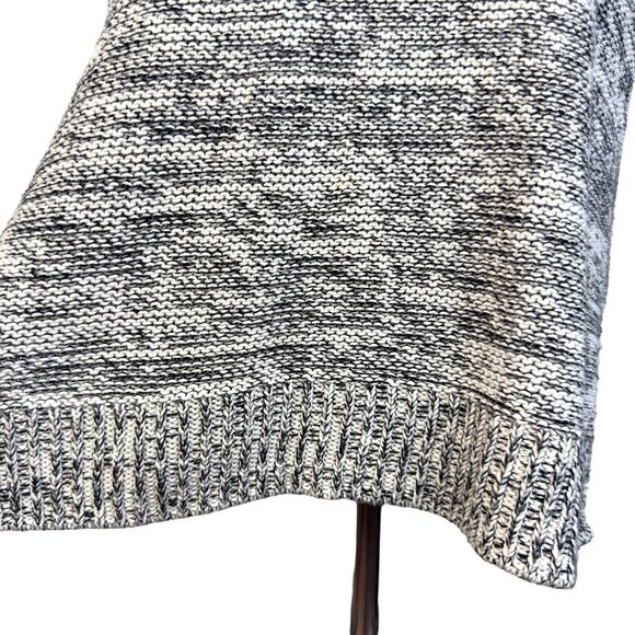 Cabi Blue White Marled 973 Short Sleeve Pullover Tunic Knit Sweater Size Small - Picture 3 of 10